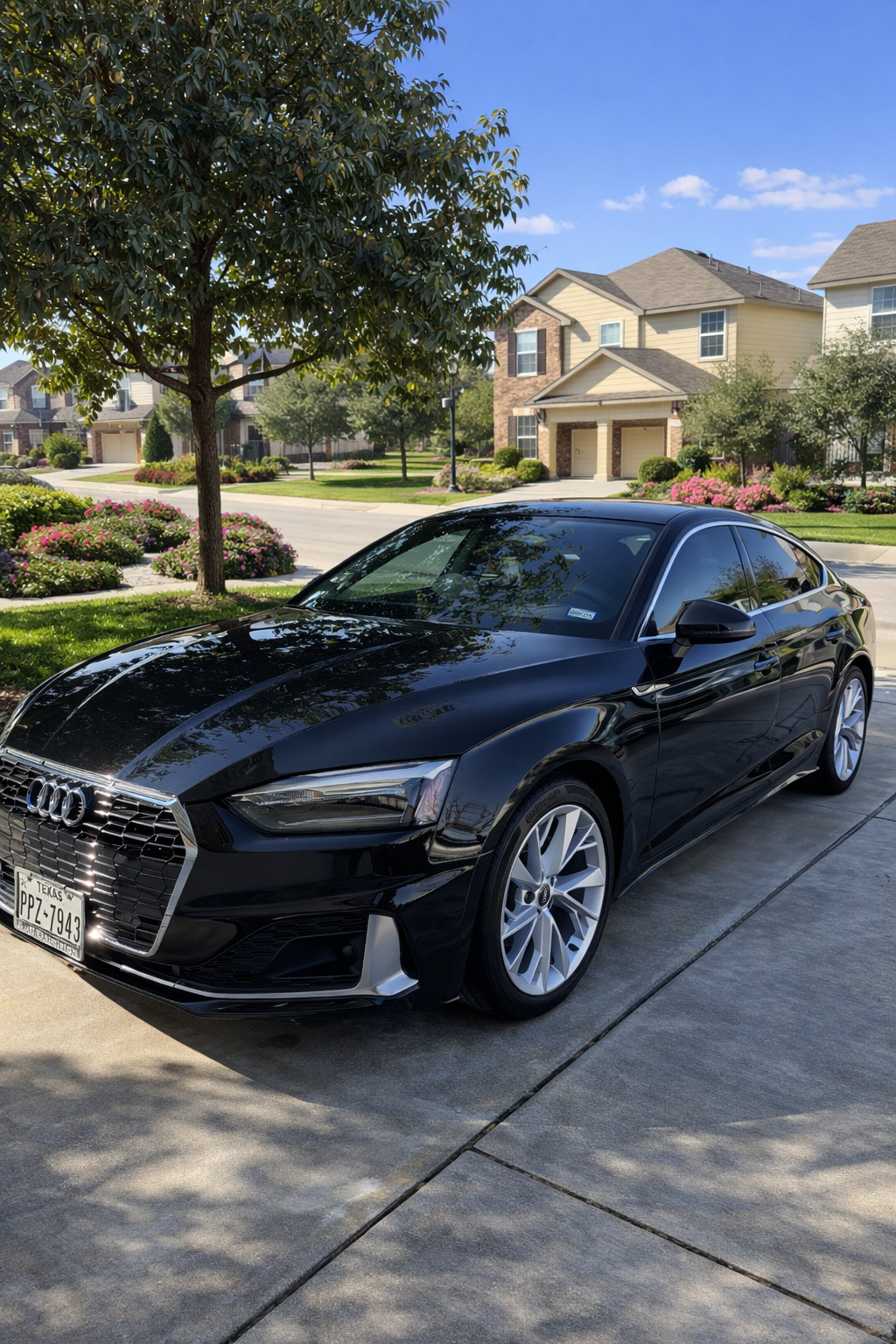 Ceramic coating on Audi