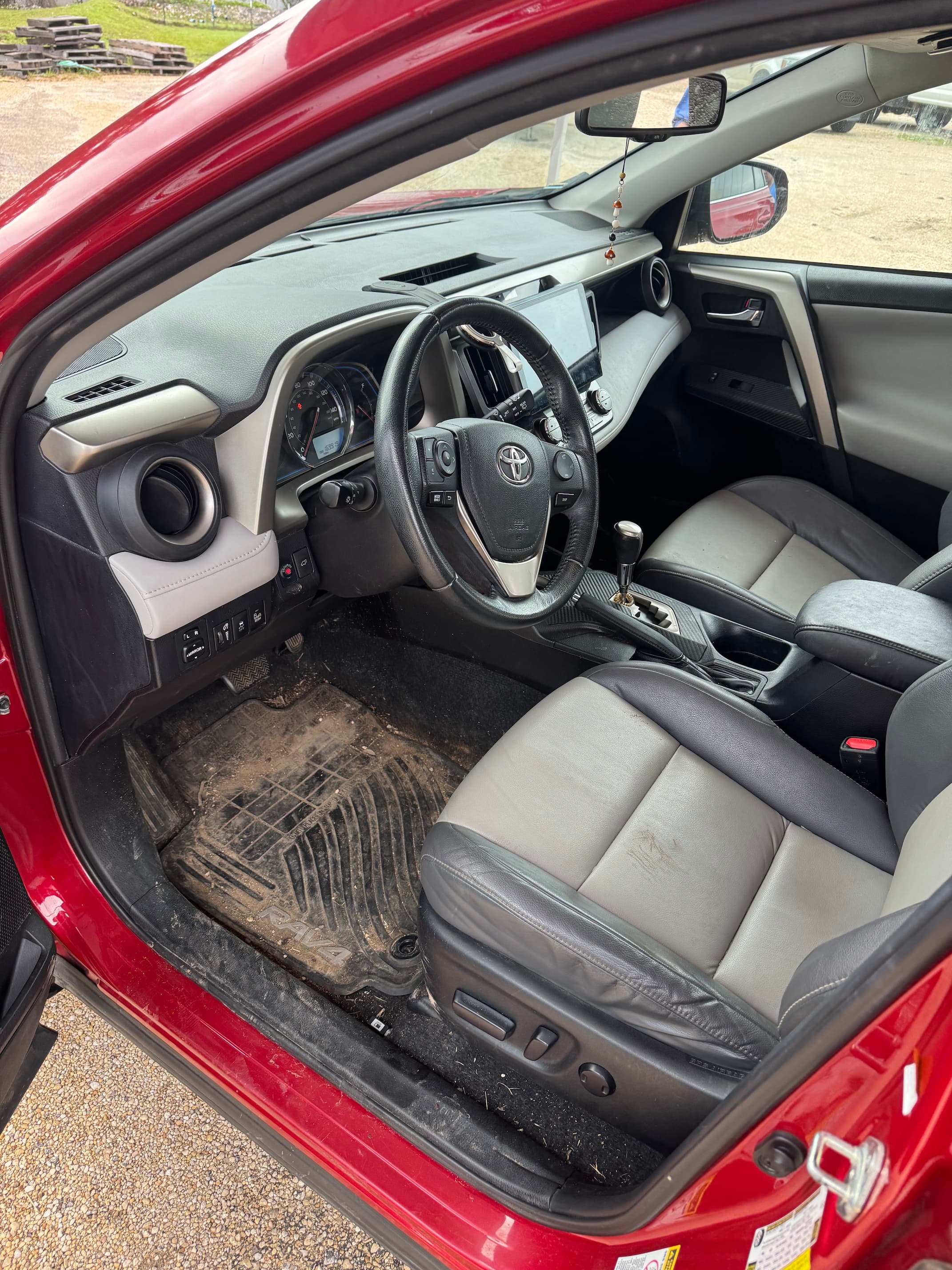 After work truck interior detail