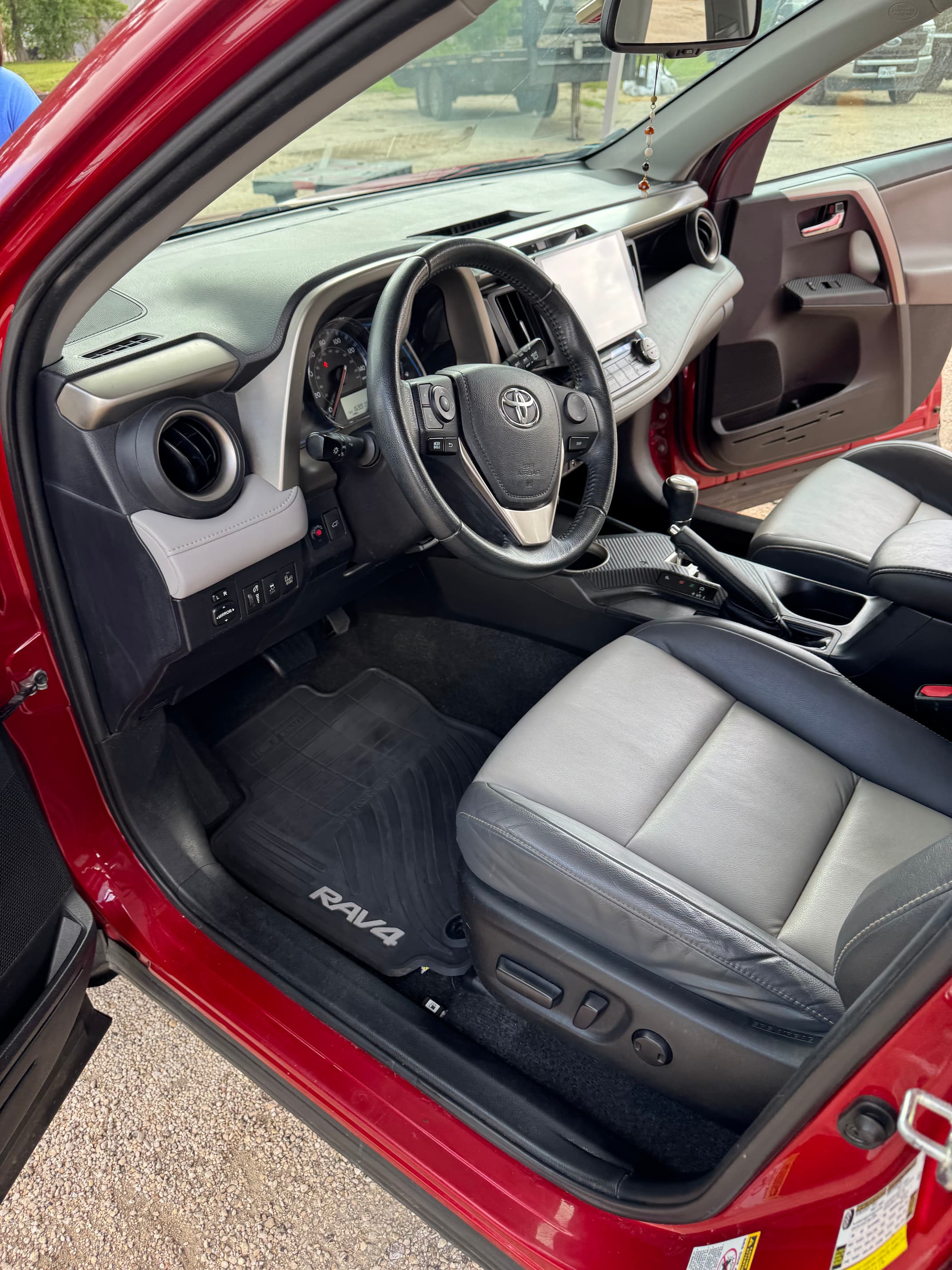 Before work truck interior detail